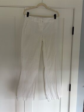 Jcrew Women’s White Cotton Pants  size 6